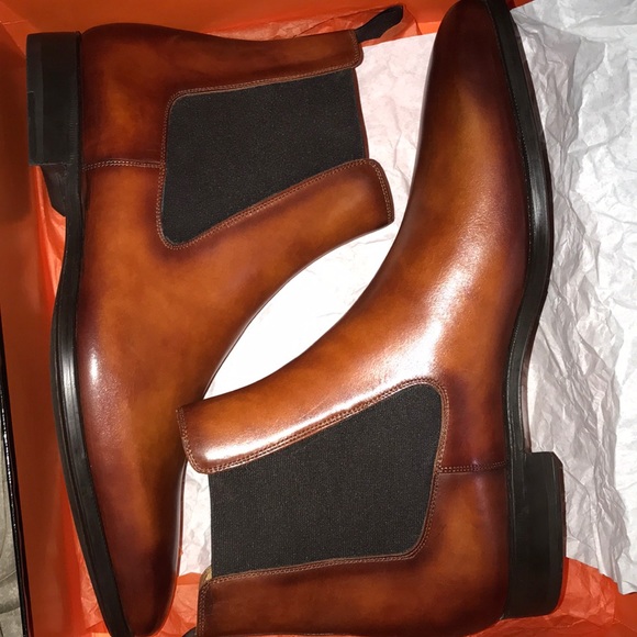 Cognac Magnanni Chelsea boots main image 5